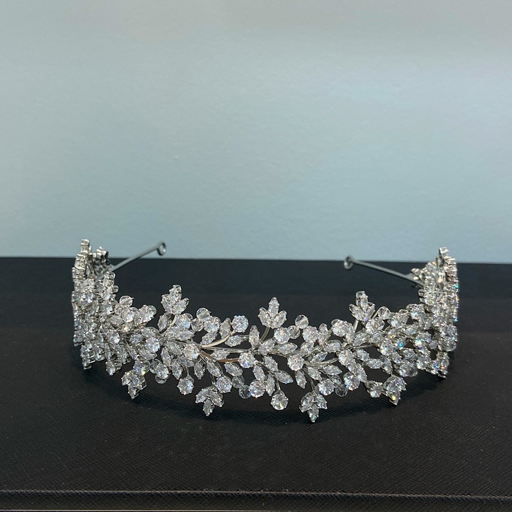 Swarovski Crystal Headband Wedding Bridal Hair Piece